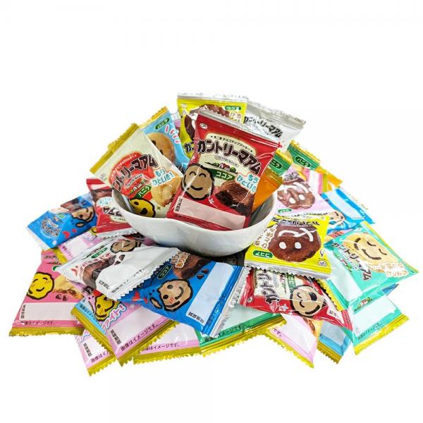  【 送料無料 当日 翌日出荷 】 不二家 カントリーマアム 2種 各15個 （ バニラ ＆ ココア ） 計30個 詰め合わせ アソート セット