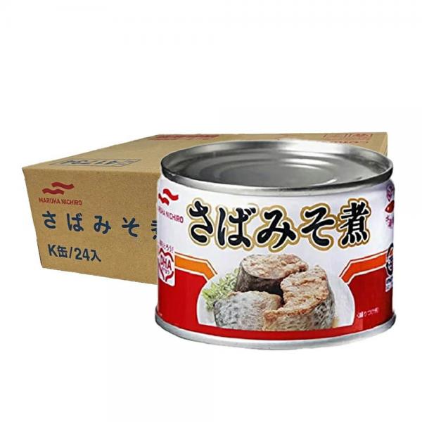   マルハニチロ さばみそ煮 缶詰 150g × 24個 （ 1 ケース ） 鯖缶 サバ缶 缶詰 缶詰め さば缶 みそ煮 さば サバ 鯖