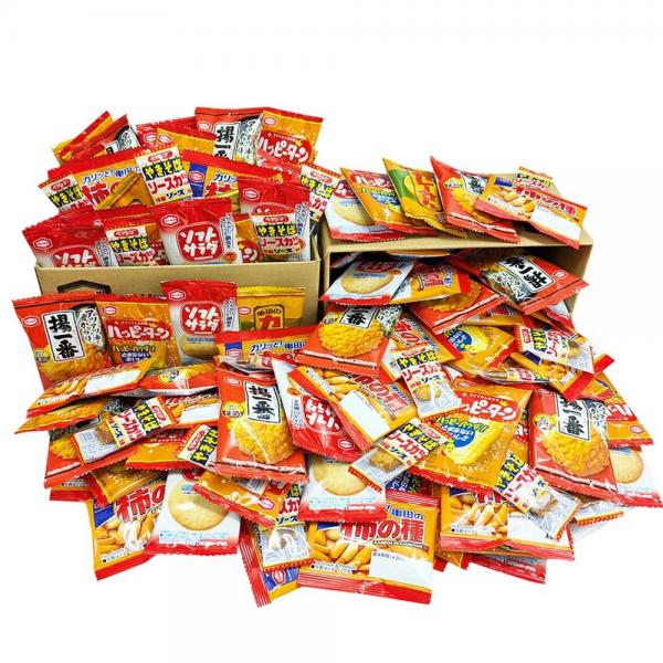 亀田製菓 ミニ せんべい 個包装 おつまみ 詰め合わせ アソート セット 6種 A 計400個