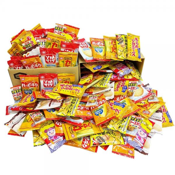亀田製菓 ヤスイフーズ ミニ せんべい 個包装 おつまみ 詰め合わせ アソート セット 8種 計400個 まとめ買い