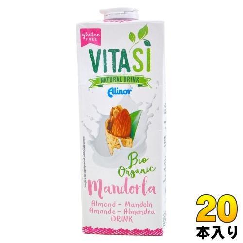 ビタシ オーガニック アーモンドミルク 1000ml 紙パック 20本 (10本入×2 まとめ買い) アリノール 植物性ミルク 無添加 有機 9,276円