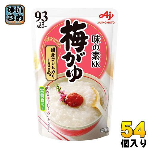 味の素KK おかゆ 梅がゆ 250g 54個 （27個入×2 まとめ買い） レトルト インスタント 非常食
