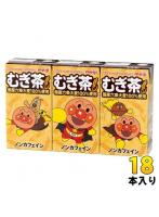 明治 それいけ!アンパンマンのむぎ茶 125ml 紙パック 18本入 お茶 デカフェ ノンカフェイン 麦茶