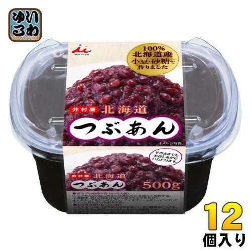 井村屋 北海道つぶあん 500g 12個 （6個入×2 まとめ買い） 和菓子 デザート 5,567円