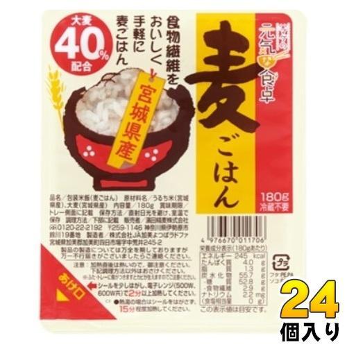 濱田精麦 ハマダの元気な食卓 麦ごはん 180g パック 24個入 食品 レンチン インスタント 5,331円