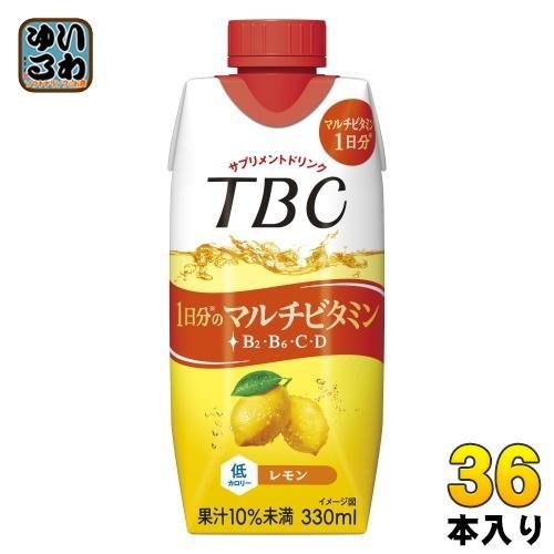 森永乳業 TBC 1日分のマルチビタミン レモン 330ml 紙パック 36本 （12本入×3 まとめ買い） ビタミン サプリ