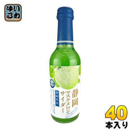 木村飲料 静岡マスクメロンサイダー 240ml 瓶 40本 （20本入×2 まとめ買い）