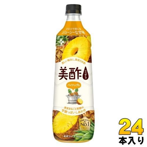 CJジャパン 美酢 ミチョ パイナップル 900ml プラスチックボトル 24本 （12本入×2 まとめ買い） 酢飲料 希釈用 お酢 果実酢