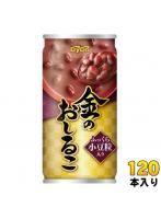 ダイドー 金のおしるこ 185g 缶 120本 (30本入×4 まとめ買い) おしるこ あずき 粒入り
