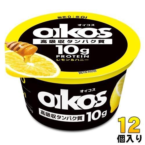 ダノンジャパン ダノン オイコス 脂肪0 レモン＆ハニー ヨーグルト 113g カップ 12個入 プロテイン 冷蔵 低GI ダノンヨーグルト