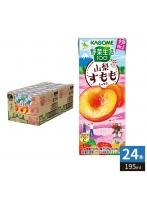 カゴメ 野菜生活100 山梨すももミックス 195ml 紙パック 24本入 野菜ジュース 季節限定 果汁ミックス 砂糖不使用 果汁ミックス