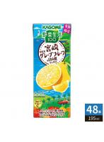 カゴメ 野菜生活100 宮崎月夜実グレープフルーツ＆日向夏ミックス 195ml 紙パック 48本 （24本入×2 まとめ買い） 野菜ジュース 果汁ミックス