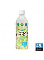 サンガリア すっきりと 白ぶどう 500ml ペットボトル 48本 （24本入×2 まとめ買い） 果汁飲料 白ブドウ 果汁