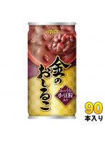 ダイドー 金のおしるこ 185g 缶 90本 (30本入×3 まとめ買い) おしるこ あずき 粒入り