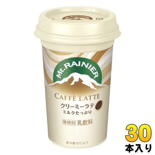 森永乳業 マウントレーニア カフェラッテ クリーミーラテ 240ml 30本 （10本入×3 まとめ買い） カフェオレ 乳飲料