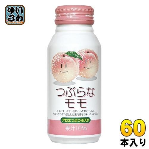 JAフーズおおいた つぶらなモモ 190g ボトル缶 60本 （30本入×2 まとめ買い） 果汁飲料 桃 粒入り