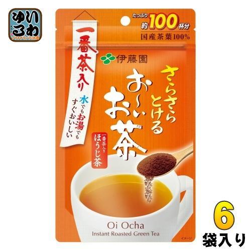伊藤園 さらさらとける お～いお茶 ほうじ茶 80g×6袋入 おーいお茶 粉末茶 インスタント 4,995円