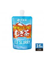 伊藤園 健康ミネラルむぎ茶 アイススラリー 120g パウチ 16個入 ICE SLURRY カフェインゼロ 凍らせて飲む 麦茶 スパウトパウチ