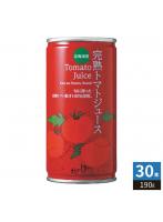 コーミ北のほたるファクトリー 完熟トマトジュース 食塩無添加 190g 缶 30本入 完熟とまと 無塩 野菜ジュース 北海道産