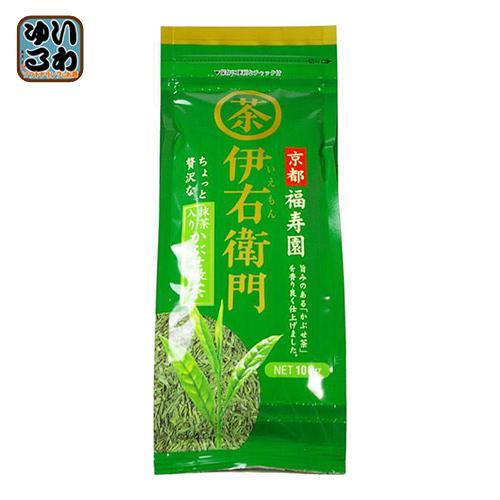宇治の露製茶 京都福寿園 伊右衛門 抹茶入りかぶせ緑茶 100g 12袋入