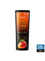 ゴールドパック ご褒美ソルベ マンゴー 80g パウチ 20本入 ゼリー飲料 冷凍可能 期間限定