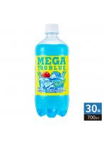 チェリオ メガ700 ブルーサイダー 700ml ペットボトル 30本 （15本入×2 まとめ買い） 期間限定 炭酸飲料 青 大容量 MEGA BLUE