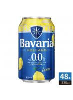 沢の鶴 Bavaria ババリア 0.0％ レモン 330ml 缶 48本 （24本入×2 まとめ買い） ノンアルコール Lemon ビール