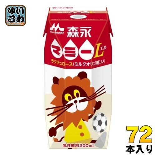 森永乳業 森永マミー L 200ml 紙パック 72本 （24本入×3 まとめ買い）