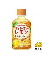 ポッカサッポロ ぽっかぽかレモン はちみつ仕立て 275ml ペットボトル 48本 （24本入×2 まとめ買い） 果汁飲料 ハチミツ仕立て ビタミンC