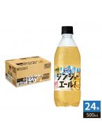 サントリー 天然水 特製ジンジャーエール 500ml ペットボトル 24本入 炭酸飲料 炭酸水 ジンジャー