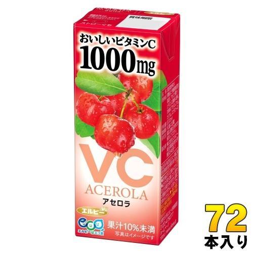 エルビー おいしいビタミンC アセロラ 200ml 紙パック 72本 （24本入×3 まとめ買い）