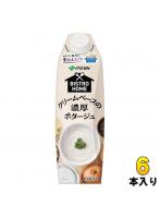 伊藤園 ビストロホーム クリームベースの濃厚ポタージュ 屋根型キャップ 1L 紙パック 6本入 スープ pottage ぽたーじゅ