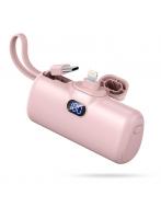 モバイルバッテリー 大容量 超小型 MFi認証品 2台同時充電 6000mAh 軽量 ケーブル内蔵ミニ 便利 オシャモバ 充電器 超軽量