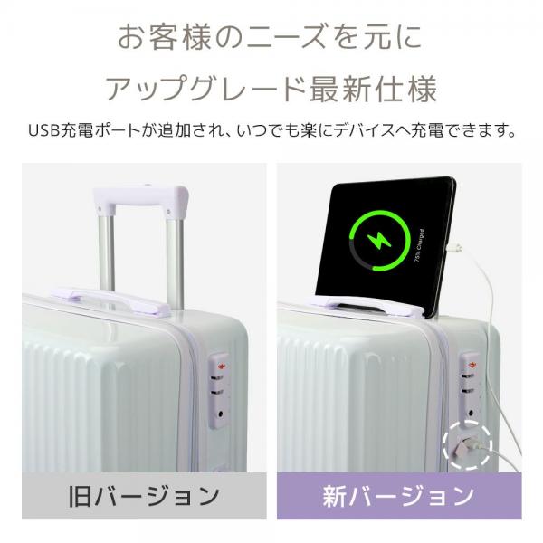 キャリーケース Mサイズ 超軽量 静音  5日 6日 格安 スーツケース キャリーバッグ 360度回転 大型 軽量 TSAロック ハードケース 送料無料 旅行 国内旅 海外旅 ビジネス 出張