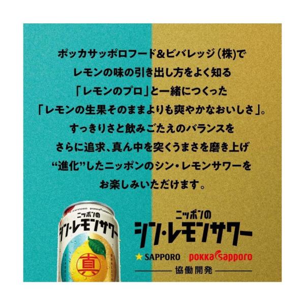 サッポロ ニッポンのシン・レモンサワー 350ml×2ケース/48本