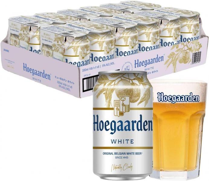 ビール アンハイザー・ブッシュ・インベブ ヒューガルデン・ホワイト 330ml×1ケース/24本【北海道・沖縄県・東北・四国・九州地方は必ず送料がかかります】