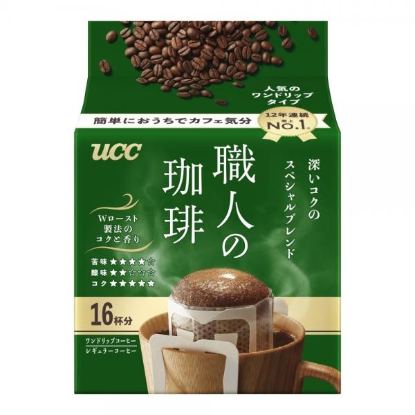 UCC 上島珈琲 職人の珈琲 ワンドリップコーヒー 深いコクのスペシャルブレンド 18杯分×2ケース/24袋