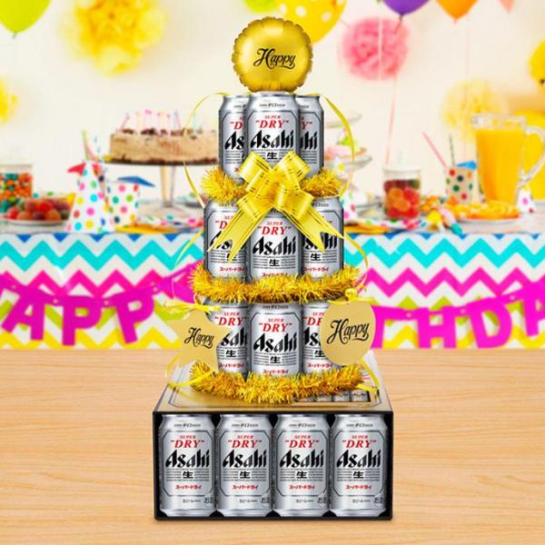 【プレゼント】アサヒ スーパードライ ビールタワー ギフトセット SD-BT 1セット 詰め合わせ セットパーティーシーンを盛り上げるビールタワーで乾杯！