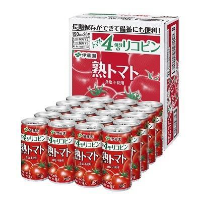 伊藤園 熟トマト 190g×20本トマトジュース トマト飲料  ITOEN  とまと tomato