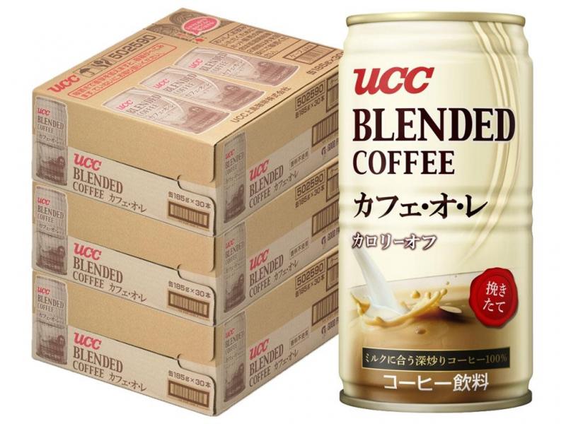 UCC ブレンドコーヒー カフェオレ カロリーオフ 缶 185ml×3ケース/90本