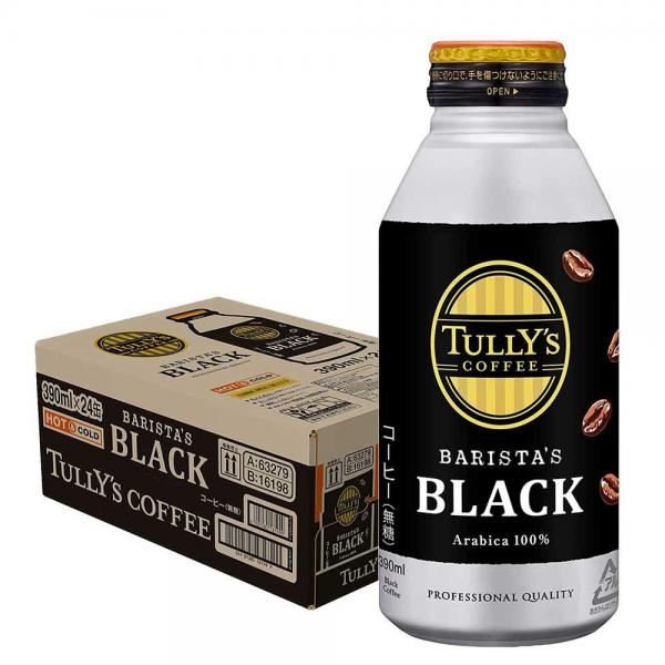  伊藤園 タリーズ コーヒー バリスタズ ブラック 390ml×1ケース/24本