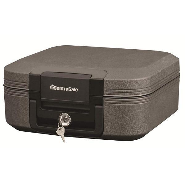 Sentry ポータブル耐火・防水保管庫（30分耐火・72時間防水） 容量約7.8L A4サイズ収納可 フラットキー CHW20101