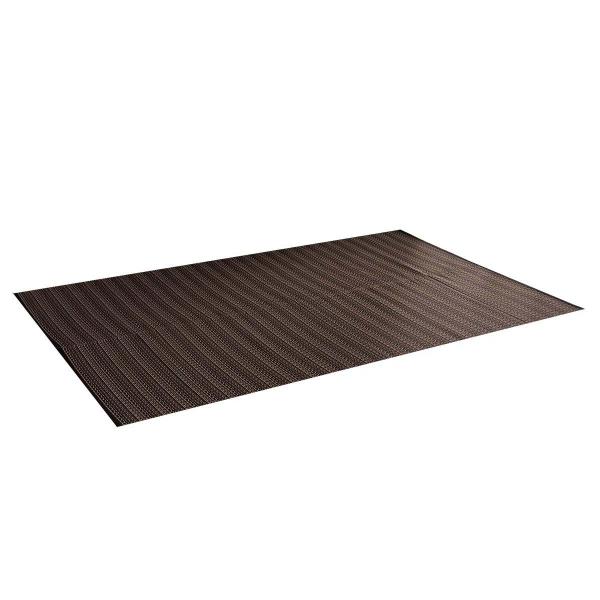 カーペット ポリプロピレンカーペット バルカン ブラウン 348×352cm 江戸間8畳