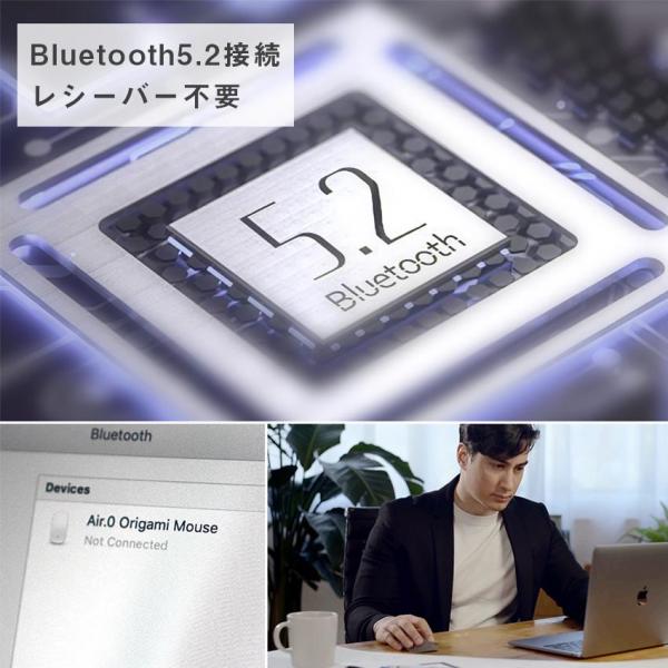 myAir.0 OriMouse 折り紙式ポータブルマウス（クールブラック）