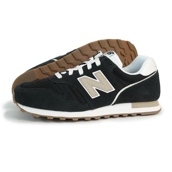 23cm ニューバランス new balance スニーカー レディース ランニングスタイル シューズ 運動靴 靴 普段履き W373 30S ブラック Bワイズ