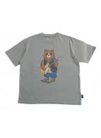 ペンフィールド Penfield Tシャツ 半袖 メンズ エレキクマ 抜染 プリント  M L XL オリーブ L
