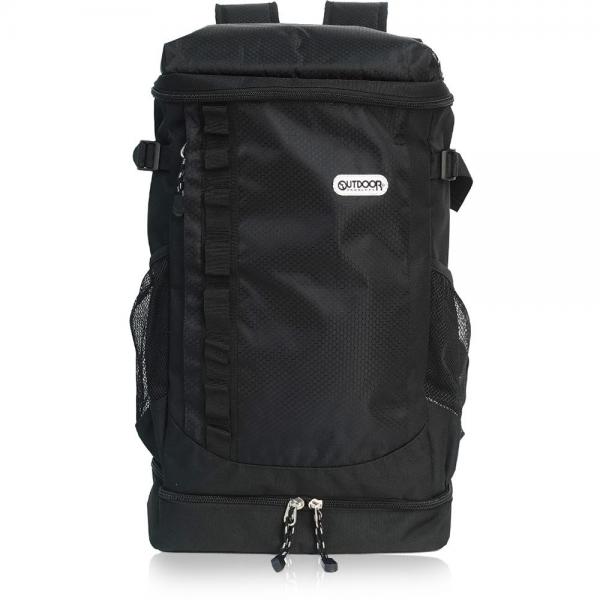 アウトドアプロダクツ リュック OUTDOOR PRODUCTS デイパック 2ルーム ハニカムリップ 通学 通勤 ブラック 7,480円