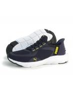 26cm プーマ PUMA スニーカー スリッポン メンズ レディース ソフトライド フレックスレース イーズイン ALT ワイド 311996_08 ネイビー