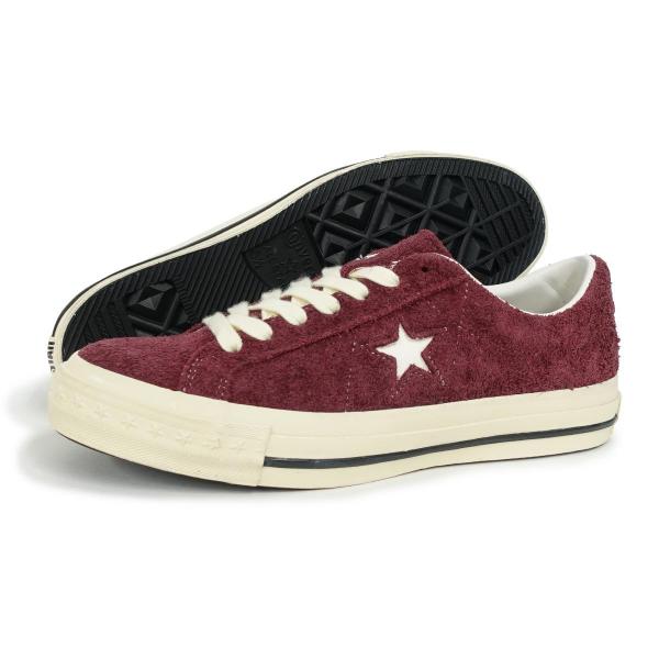 27.0cm（8.5US inch） コンバース CONVERSE スニーカー メンズ レディース ローカット ワンスター エイジド スエード バーガンディー ONE STAR AGED SUEDE AG