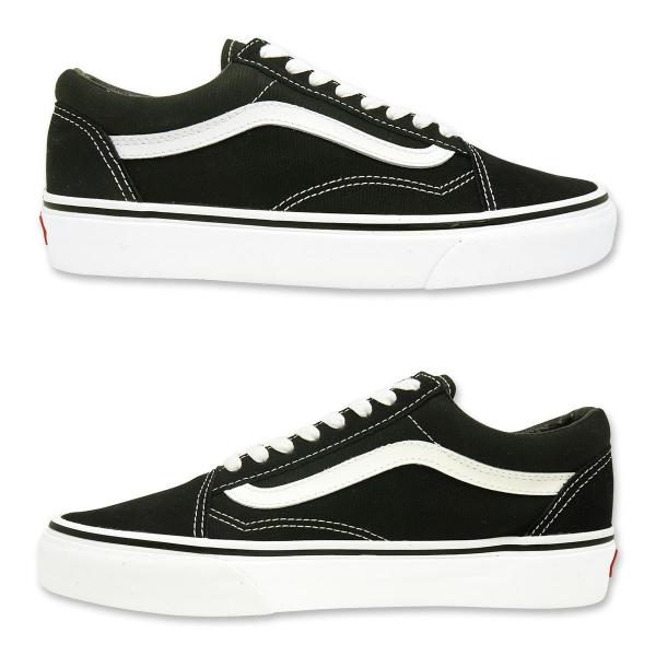 25.5cm バンズ VANS スニーカー オールド スクール ブラック/ホワイト VN000D3HY28 黒 Old Skool メンズ レディース 海外企画 定番 ヴァンズ